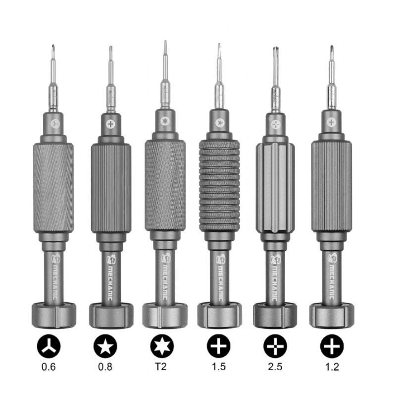 Mechanic Mortar Mini Tornavida Seti 6 in1