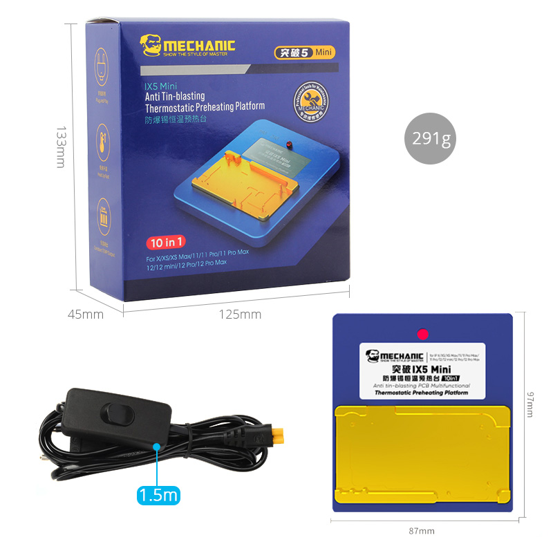 Mechanic iX5 Mini 10 in 1 Bord ısıtıcı Katman ayırma
