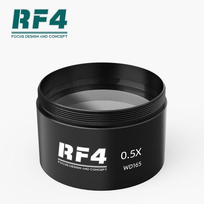 RF4 Profesyonel 0.5X mikroskop lensi 