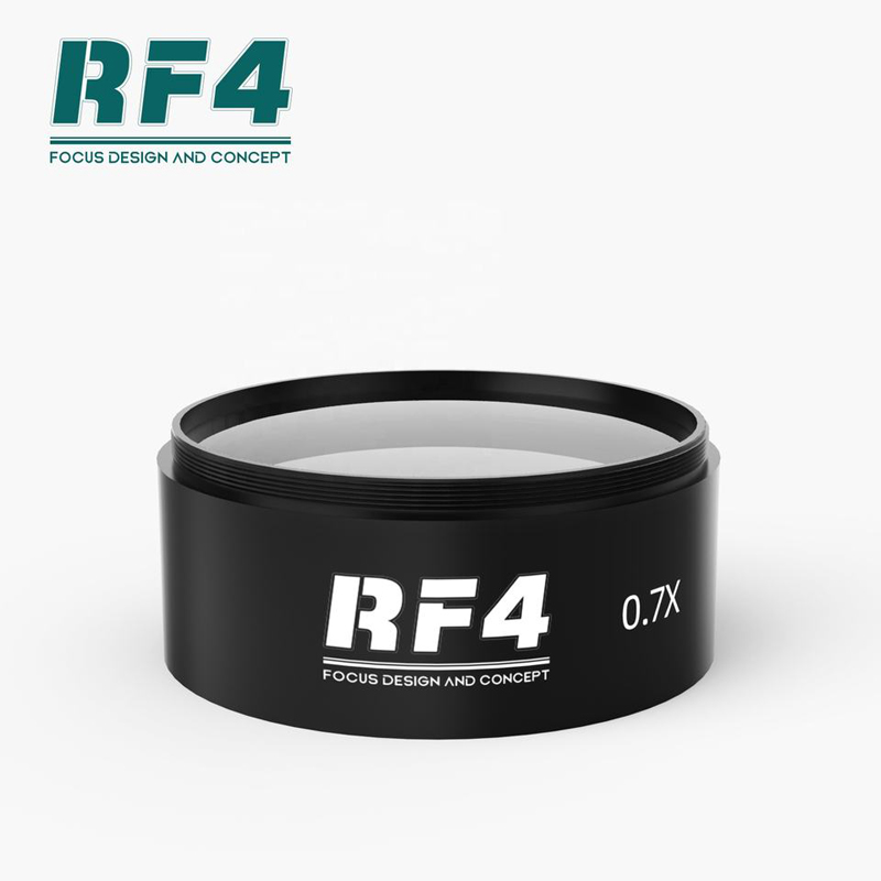 RF4 Profesyonel 0.7X mikroskop lensi 
