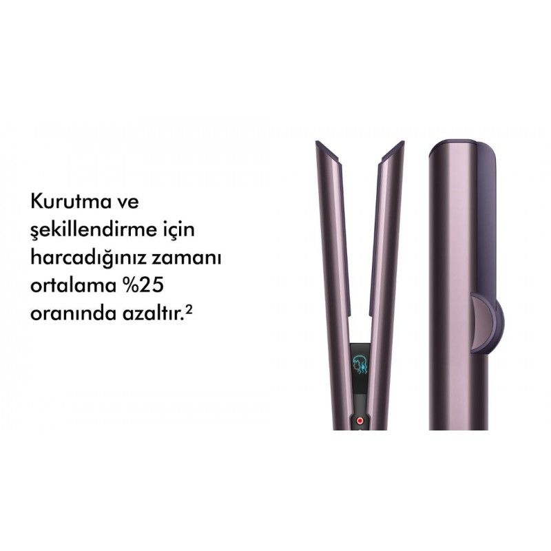 Dyson Airstrait Parlak Nikel ve Parlak Bakır Islak ve Kuru Saç Düzleştirici