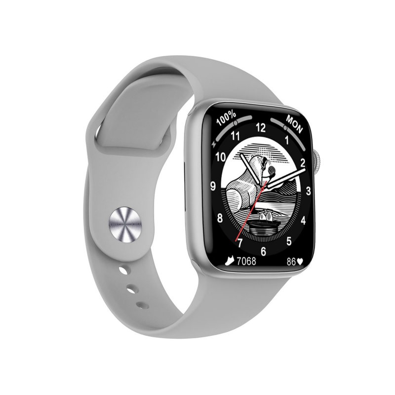 Watch 7 Series Full Secreen Android İos Uyumlu Akıllı Saat Gümüş