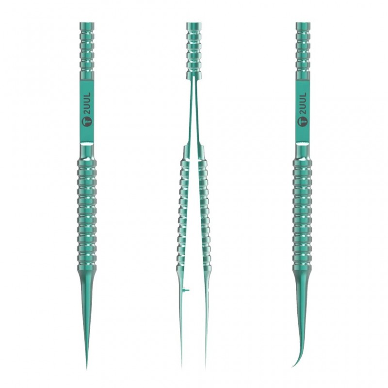 2UUL Titanyum Alaşımlı Ultra Hassas Cımbız TWEEZER Mavi Cımbız