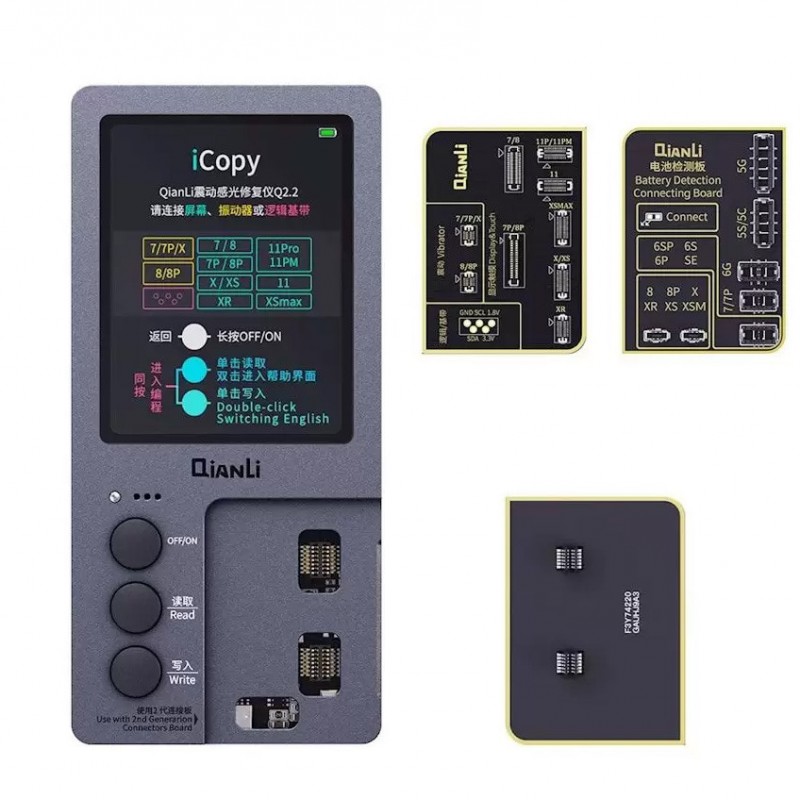 Qianli iCopy Plus 2.2 Titreşim, TrueTone, Sensör Kopyalama Cihazı