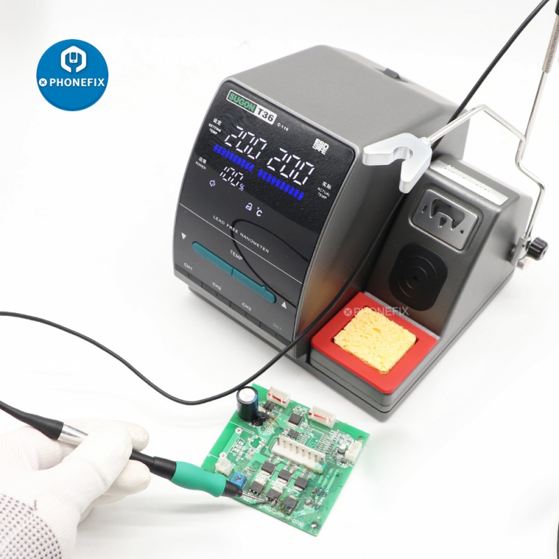 Sugon T36 havya istasyonu 1s hızlı ısıtma 300W güç JBC lehim ucu